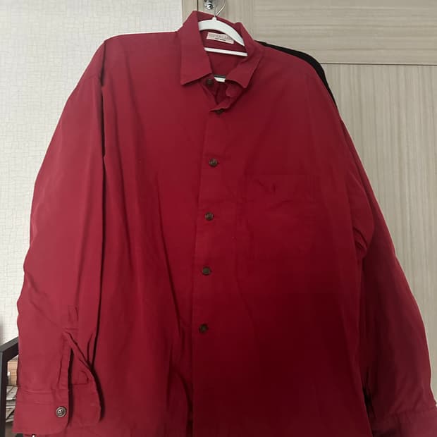 이세이 미야케 90s레드셔츠