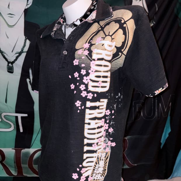 Jp Gothic Punk Collar T-shirt