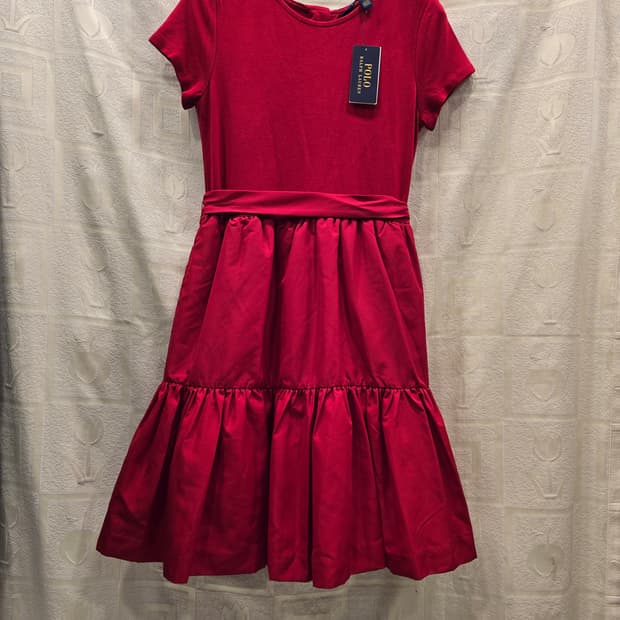 새상품) 폴로 랄프로렌 레드 원피스 160 여성 55