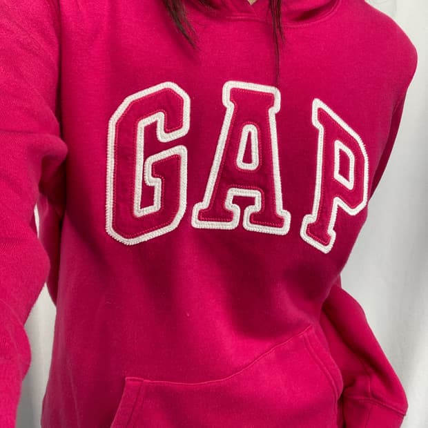 갭 핑크 후드티