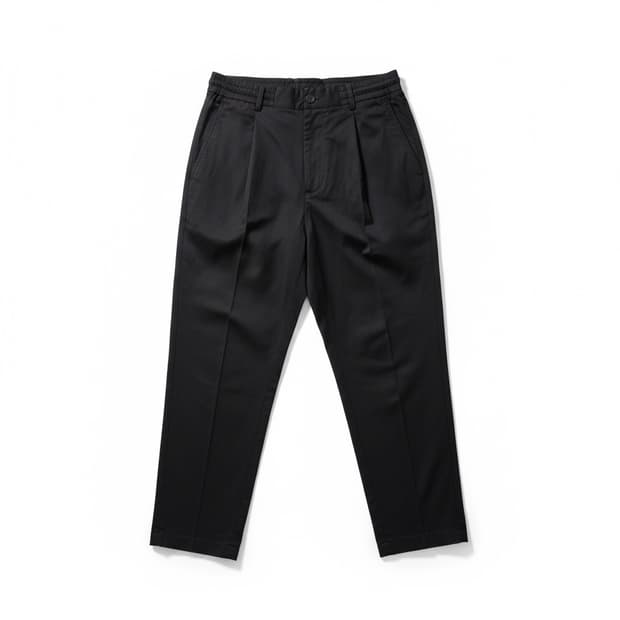 Songzio 검정색 핀턱 와이드 슬랙스 30