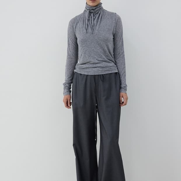 [S] 케리에르 Carriere 스트링 밴딩 팬츠