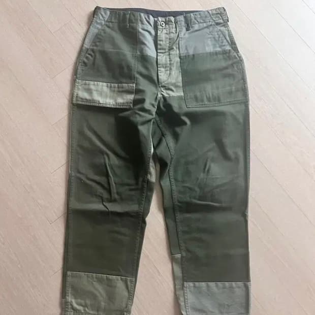 엔지니어드가먼츠 패치워크 퍼티그팬츠 / L