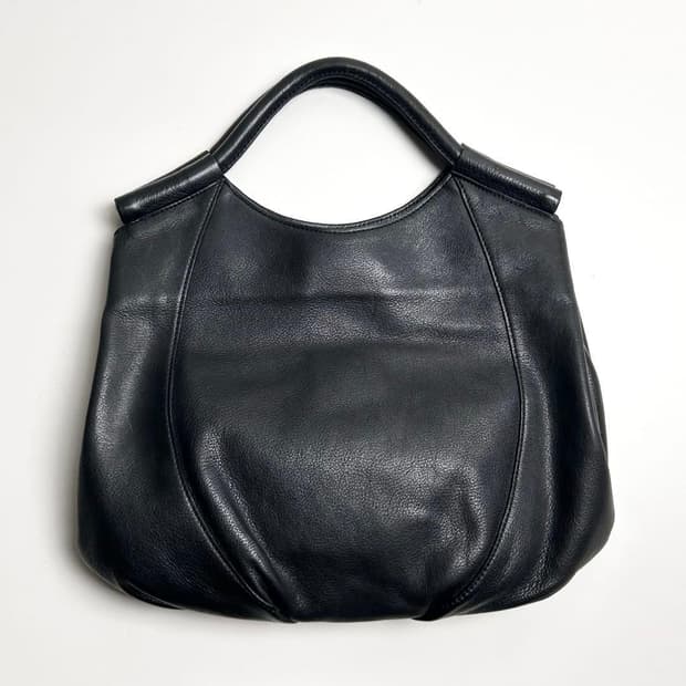 비스테프 카프스킨 레더 토트백 재패니즈 브랜드 요지 릭 스타일