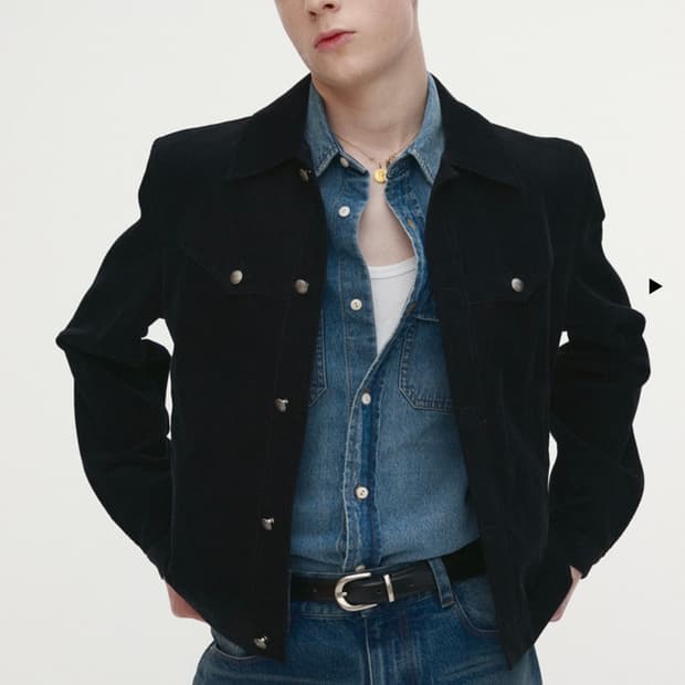 토니웩 코듀로이 웨스턴 트러커 자켓 M