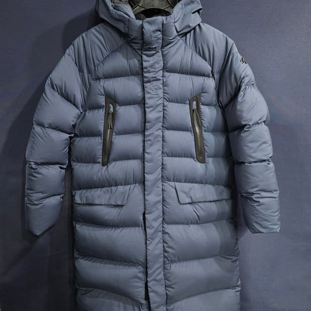 밀레 다크그린 남성 95 덕다운 롱패딩 