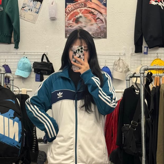 아디다스 오리지널 레트로 네셔널 트랙탑 XL