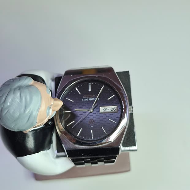 세이코 킹쿼츠 9923-701A 그레이 와플다이얼, 역사의 완벽한 보존