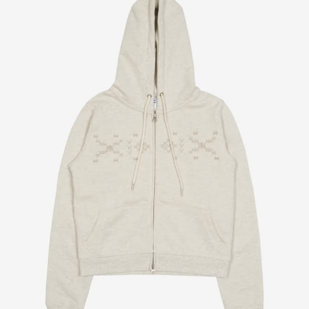 더콜디 TCM nordic hooded zip-up (oatmeal)
