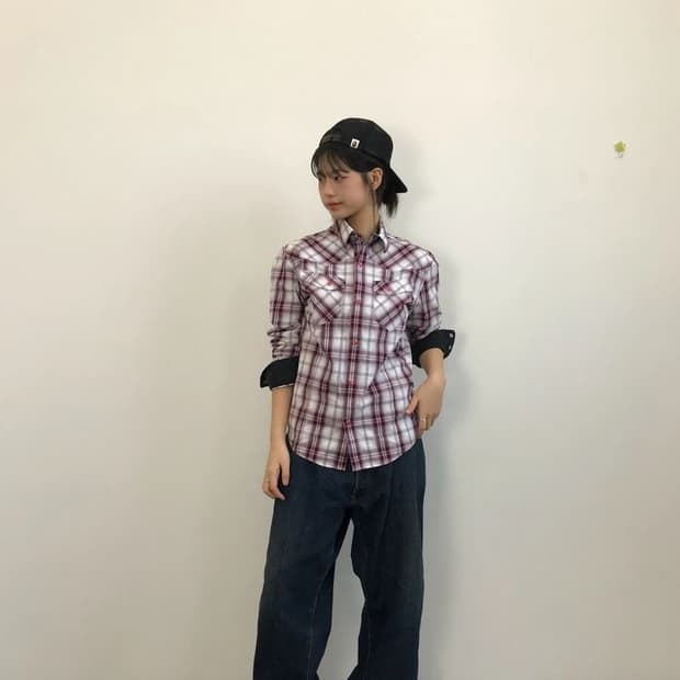 ATELIER SAB Western Button Down Shirt