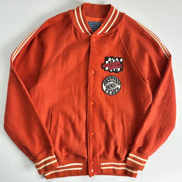 Hysteric Glamour  히스테릭글래머 패치 벌키 바시티 자켓