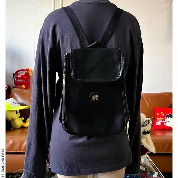 Jpn Vintage Gothic Leather Backpack