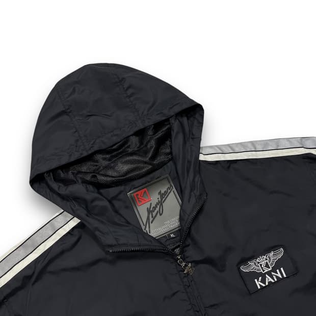 칼 카니 SURPLUS 올드스쿨 힙합 다크 후디 집업