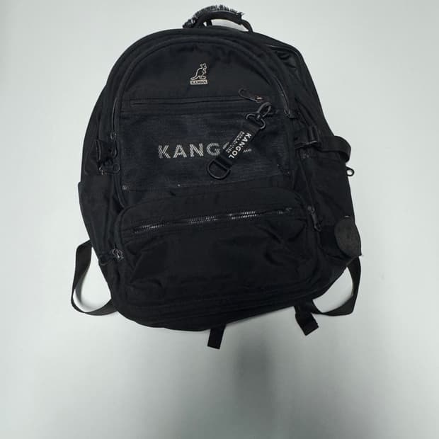 캉골 kangol 멀티수납 블랙 백팩