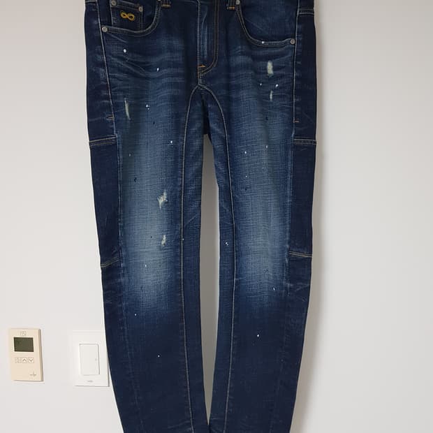 [32] 플랙 진 청바지 데님