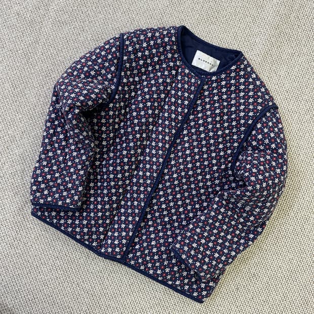 11Y 블루독 꽃무늬 퀄팅 자켓 0421D