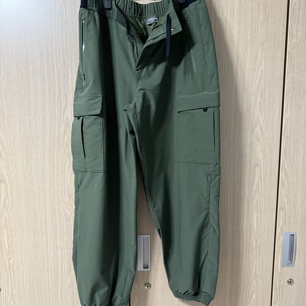 살로몬 카고 조거 팬츠 올리브