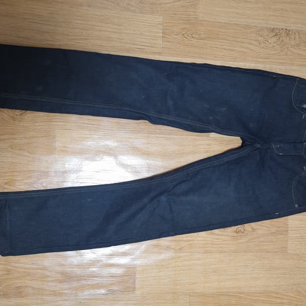 에비수 스트레이트 데님팬츠