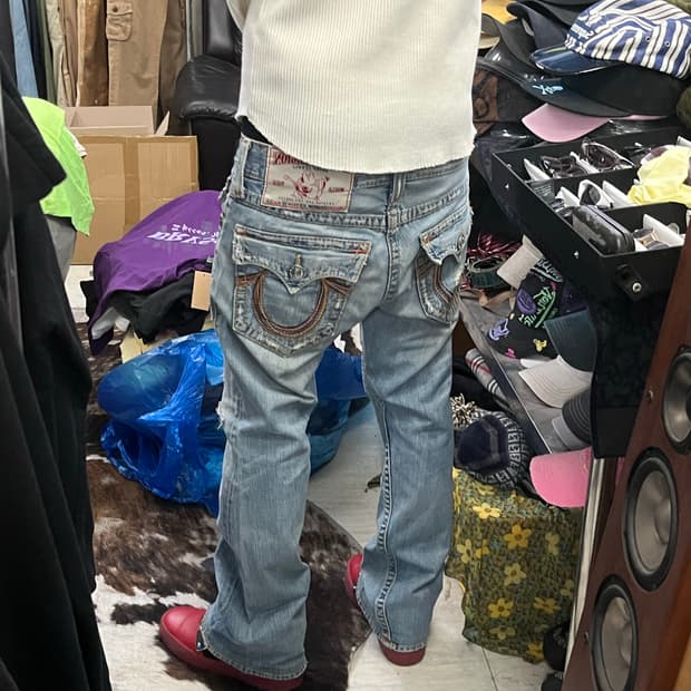 TRUE RELIGION RAINBOW JOEY SUPER T 