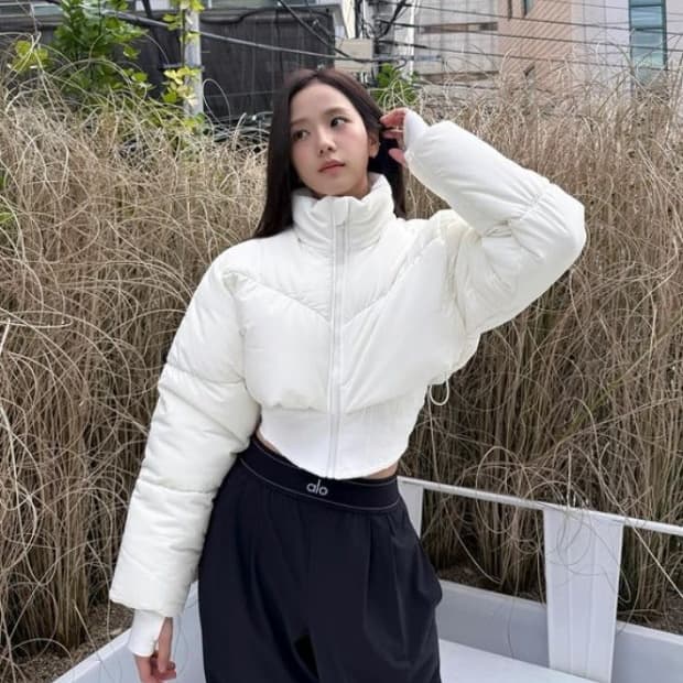 알로패딩 알로요가 새상품 시어링 xs