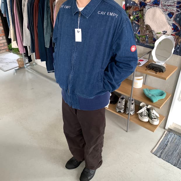 Cavempt 카브엠트 데님 집 업 자켓