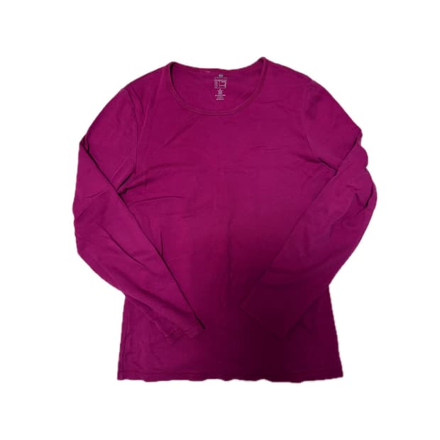 라운드 넥 롱 슬리브