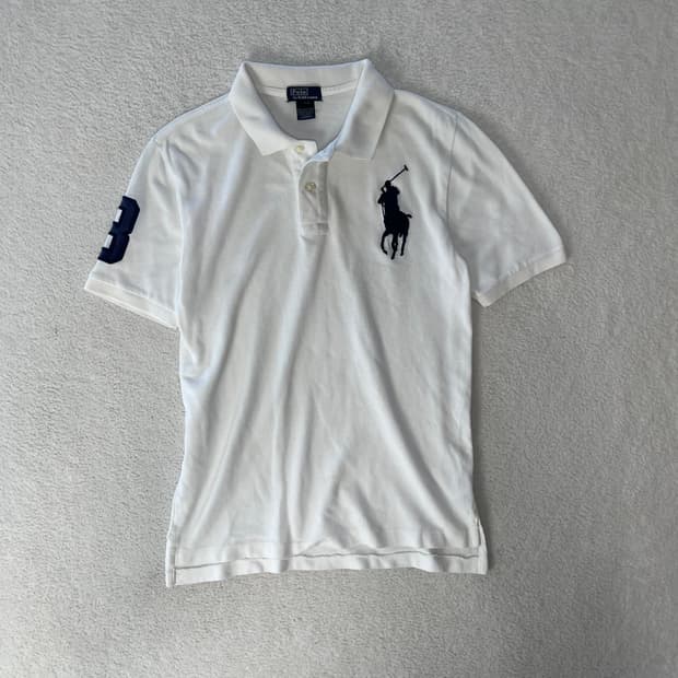 폴로랄프로렌 빅포니 카라티 화이트 