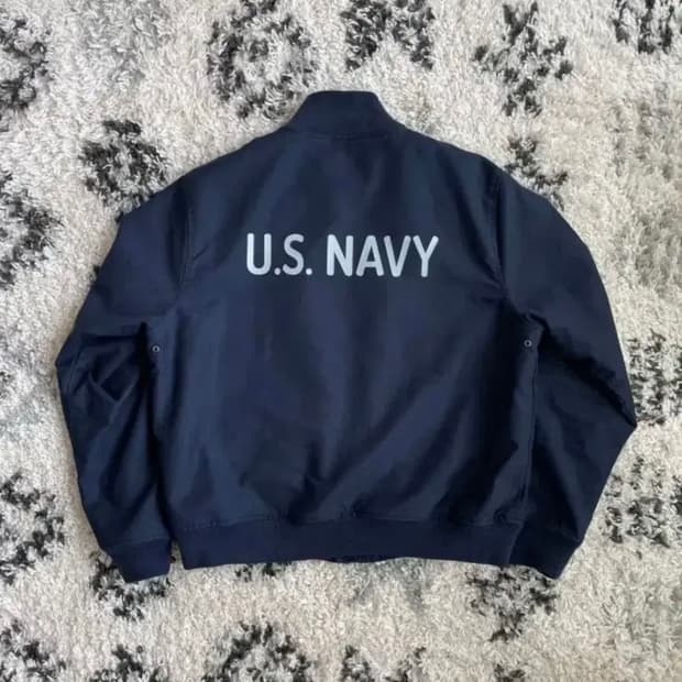 데우스 미 해군 덱집자켓 덱자켓 덱집업자켓