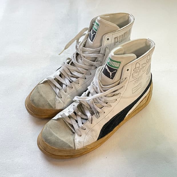 푸마 RP-43 MID 리처드 패티 콜라보 한정판 하이탑 스니커즈