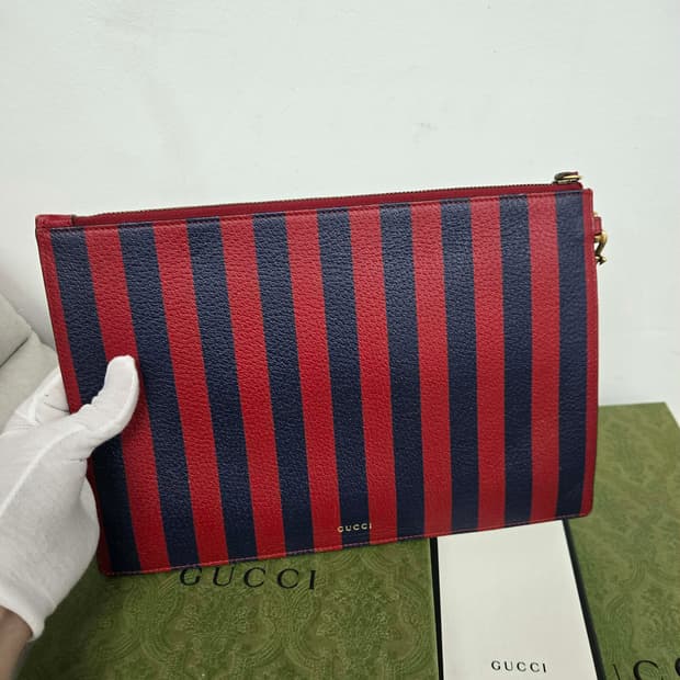 [보증서 정품] 구찌 킹스네이크 한정 클러치백