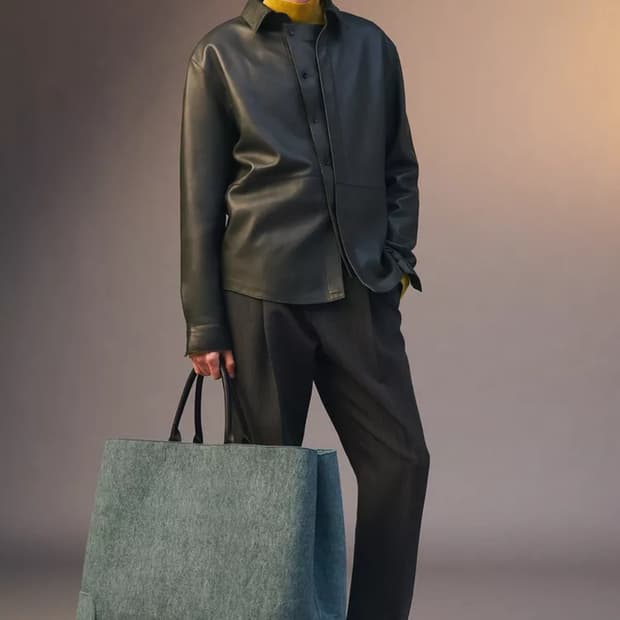 자라 리미티드 에디션 레더 셔츠 가죽 셔츠 L