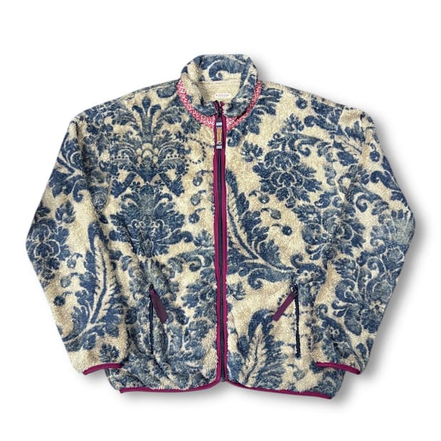 캐피탈 다마스크 플리스 집업 XXL