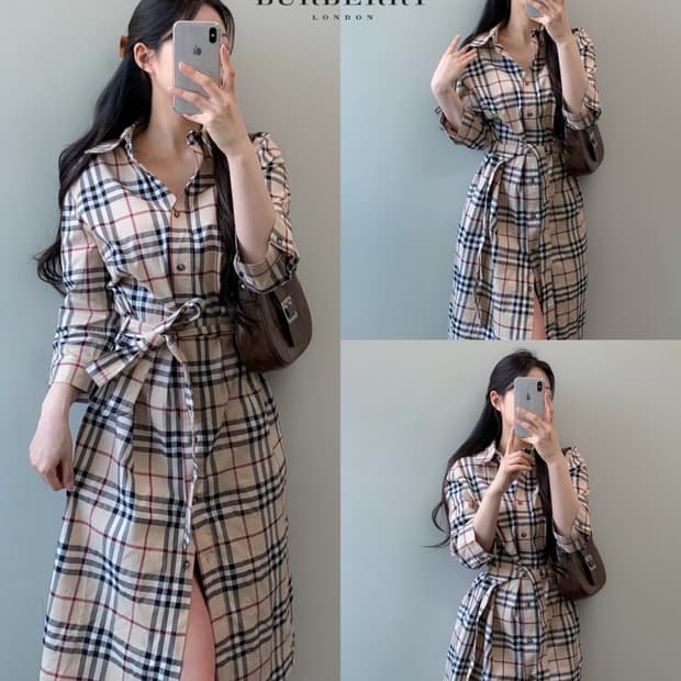 버버리 원피스