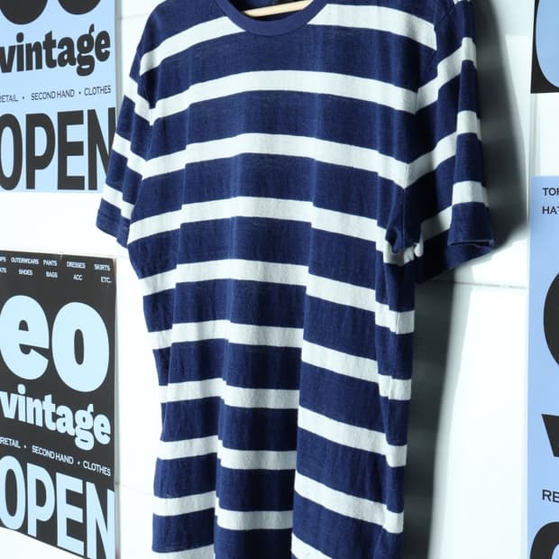 (L-XL) 에이치앤엠 반팔 티셔츠 단가라 시원 시티보이-H31908