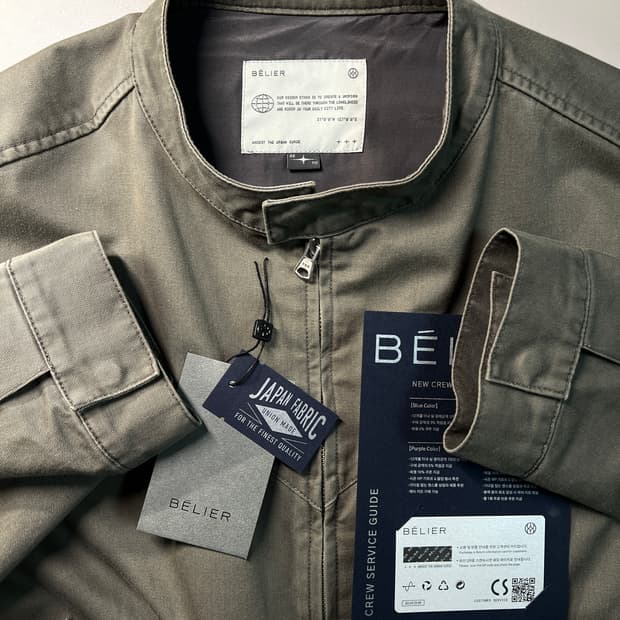 벨리에 세리프 해링턴 자켓 올리브 판매