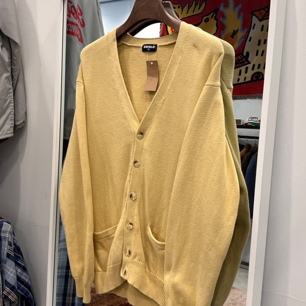 90s Uniqlo 올드 유니클로 포켓 가디건