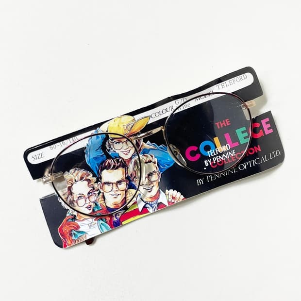90s 영국제 Pennine 클래식 라운드 빈티지 안경