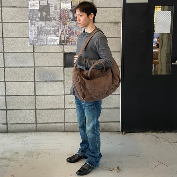 크리스찬포 워시드 캔버스 백