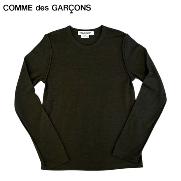 꼼데가르송 카키 롱슬리브
