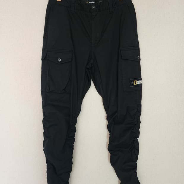 내셔널지오그래픽 카고 조거팬츠 블랙 91