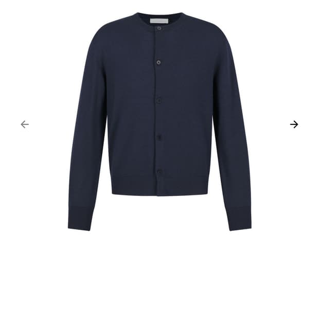 (L, 새제품 판매) 아모멘토 울 가디건 네이비