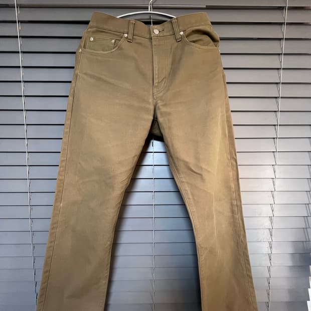 꼼데가르송 옴므 카키 데님 