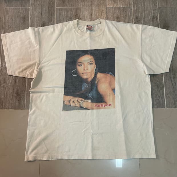 빈티지 알리야 티셔츠 xxl Aaliyah