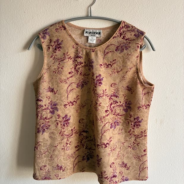 Flower Print Sleeveless