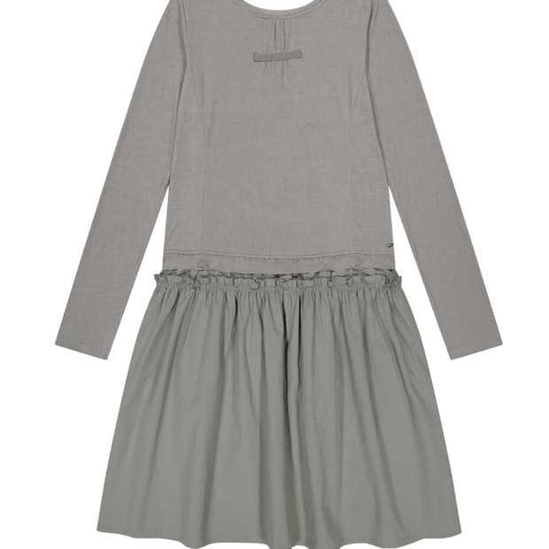 코이세이오 2WAY SHIRRING ONE PIECE LIGHT KHAK