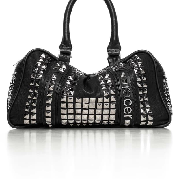 racerworldwide 스터드 레더 백 가방