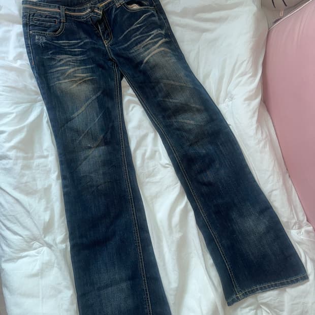 별 포인트 데일리 부츠컷 데님