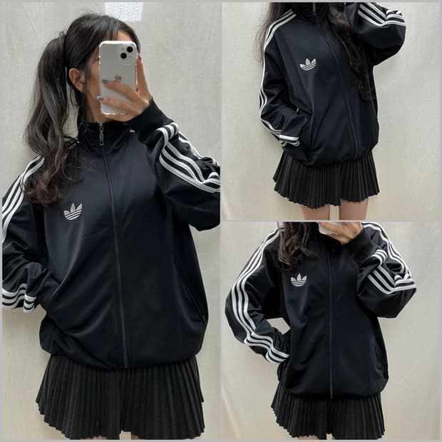 아디다스 파이어버드 져지/블랙실버/#3550