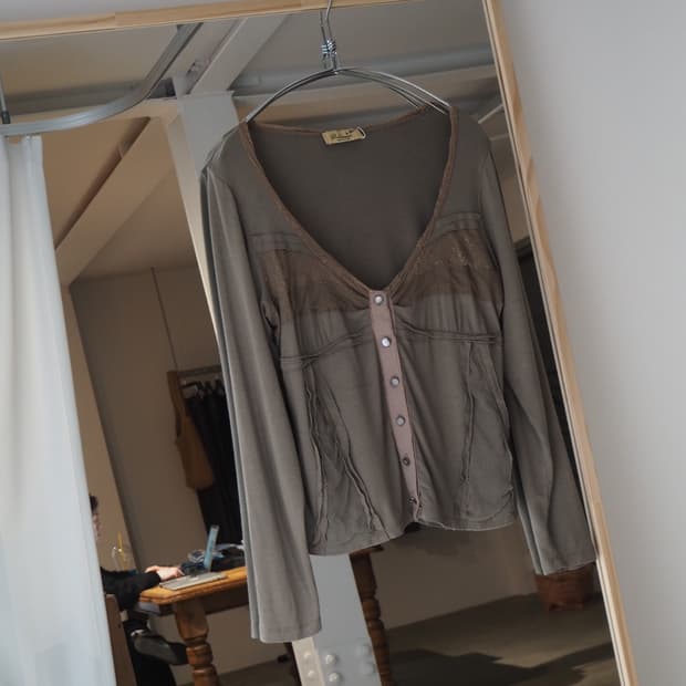 vintage detail cardigan 