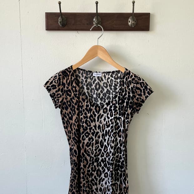 DOLCE&GABBANA 레오파드 탑